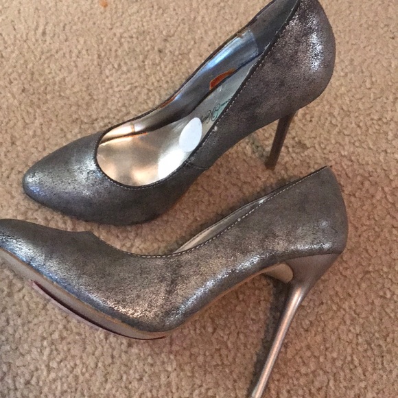 Silver Spiked Heels - Picture 2 of 4